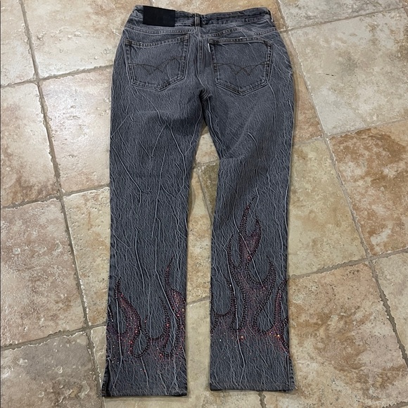 Filles a Papa Distressed Gray Jeans - Picture 6 of 8